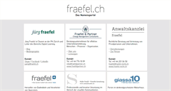 Desktop Screenshot of fraefel.ch