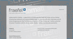 Desktop Screenshot of fraefel.ag