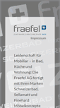 Mobile Screenshot of fraefel.ag
