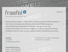 Tablet Screenshot of fraefel.ag